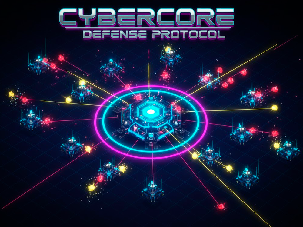 CyberCore Defense Protocol 🕹️ SGameS에서 온라인으로 플레이