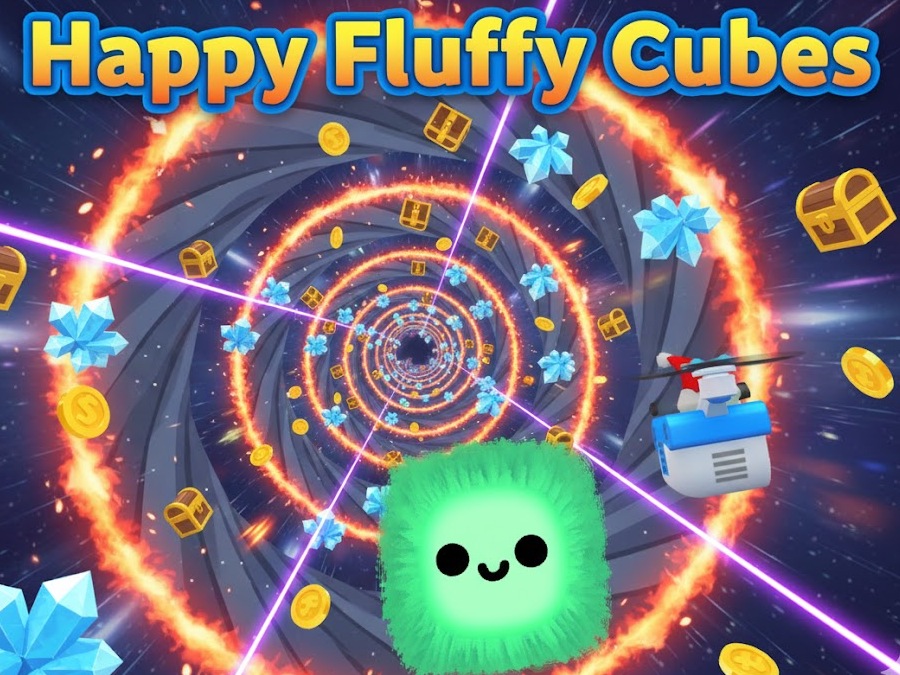 Happy Fluffy Cubes 🕹️ SGameS에서 온라인으로 플레이