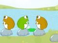 게임 점프하는 작은 개구리  온라인