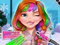 게임 애니의 겨울 세련된 헤어 스타일  온라인