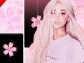게임 Ariana Grande 피아노 타일 핑크, 음악 및 마술  온라인