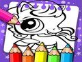 게임 Littlest Pet Shop 색칠하기 책  온라인
