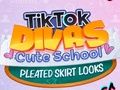 게임 TikTok Divas 귀여운 학교 주름 치마 외모  온라인