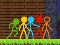 게임 Stickman Parkour 2: 럭키 블록  온라인