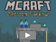 게임 Mcraft 카툰 파쿠르  온라인