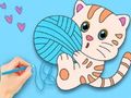 게임 색칠하기 책: 귀여운 고양이  온라인