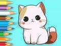 게임 색칠하기 책: 귀여운 새끼 고양이  온라인