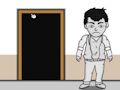 게임 흰색 세련된 소년 배고픈 탈출  온라인