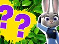게임 어린이 퀴즈: Zootopia에 대해 무엇을 알고 있나요?  온라인