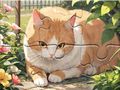 게임 직소 퍼즐: 고양이 정원  온라인