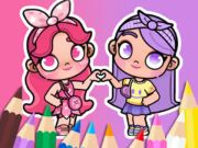 게임 색칠하기 책: 아바타 세계의 BFF 온라인 게임 색칠하기 책: 아바타 세계의 BFF 온라인