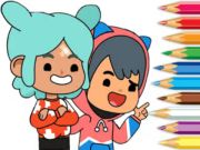 게임 색칠 공부 : Toca Boca Friends  온라인