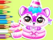 게임 색칠 공부 : 아기 보풀의 생일  온라인