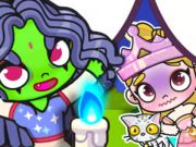 게임 직소 퍼즐 : Elphaba와 Glinda  온라인