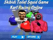 게임 Skibidi 화장실 오징어 게임 Kart Racing Online  온라인