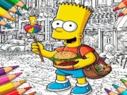 게임 학교로 돌아가서 Simpsons Coloring Book 온라인 게임 학교로 돌아가서 Simpsons Coloring Book 온라인