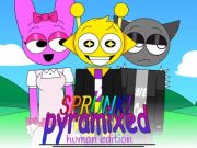 게임 Sprunki Pyramixed : Human Edition  온라인