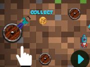 게임 Mineblock 회전하고 비행 모험  온라인