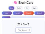 게임 Braincalc 온라인