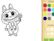 게임 아이들을위한 Labubu 인형 색칠 공부 온라인