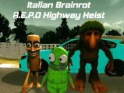 게임 이탈리아 Brainrot R. 이자형. 피. 고속도로 습격 온라인