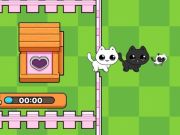 게임 내 고양이. Catworld 온라인