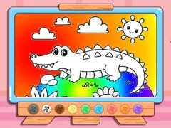 게임 Coloring Book: Crocodile 온라인