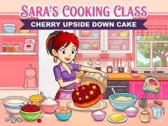 게임 Sara’s Cooking Class: Cherry Upside Down Cake 온라인