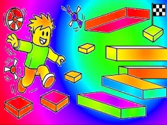 게임 Coloring Book: Roblox Obby Runner 온라인