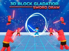 게임 3D Block Gladiator: Sword Draw 온라인
