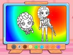 게임 Coloring Book: Kpop Rumi 온라인