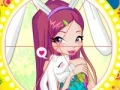 게임 Winx bunny style: Round Puzzle 온라인