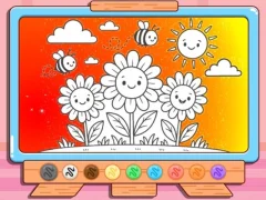 게임 Coloring Book: Happy Flower 온라인