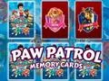 게임 Paw Patrol Memory Cards 온라인