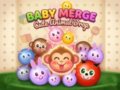 게임 Baby Merge Cute animal drop 온라인