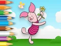 게임 Coloring Book: Piglet Holds Toy Windmill 온라인