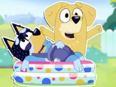 게임 Jigsaw Puzzle: Bluey Dad Baby 온라인