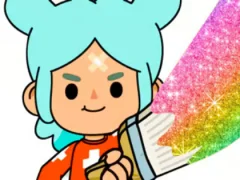 게임 Coloring Book: Toca Boca Rita 온라인