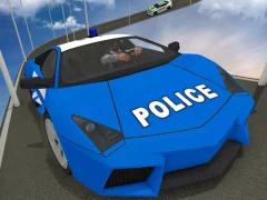 게임 Impossible Police Car Track 온라인