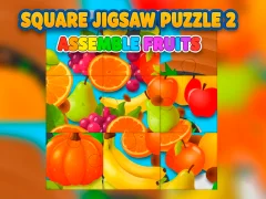 게임 Square jigsaw Puzzle 2 - Assemble Fruits 온라인