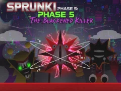 게임 Sprunki Phase 5: The Blackened Killer 온라인