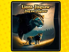 게임 Lions Jigsaw Jigsaw 온라인