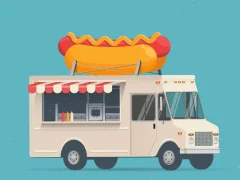 게임 Food Trucks Jigsaw 온라인