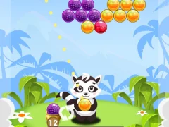 게임 Bubble Shooter Raccoon 온라인