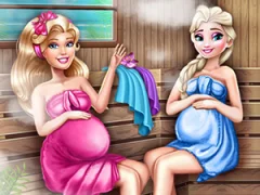 게임 Cute Mommies Pregnant Sauna 온라인