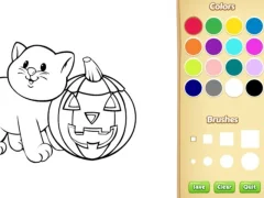 게임 Halloween Coloring Book 온라인