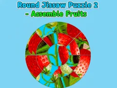 게임 Round jigsaw Puzzle 2 - Assemble Fruits 온라인