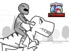 게임 Power Rangers T-Rex Runner 온라인