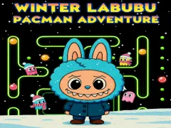 게임 Winter Labubu Pacman Adventure 온라인