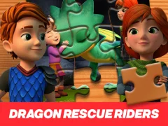 게임 Dragon Rescue Riders Jigsaw Puzzle 온라인